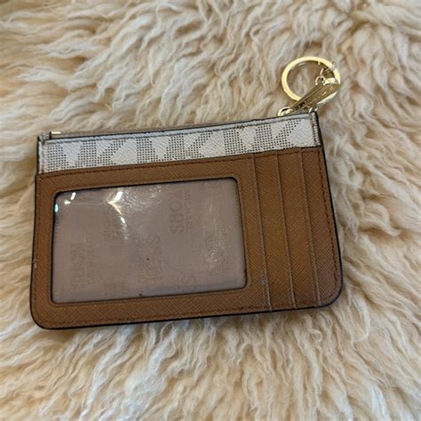 michael kors blue card holder|michael kors keychain card holder.